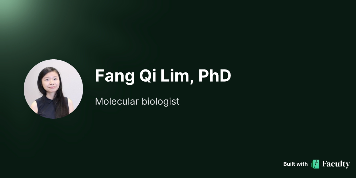 Fang Qi Lim, PhD